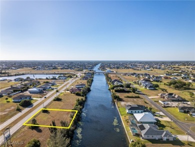 SPACIOUS TRIPLE LOT on Horseshoe Canal is ready for your DREAM on Burnt Store Golf Club in Florida - for sale on GolfHomes.com, golf home, golf lot