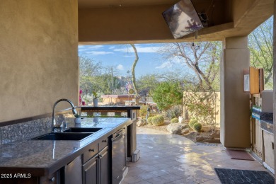 Luxurious Scottsdale Oasis: Modern Mediterranean Retreat with 5 on The Boulders Resort Golf Club in Arizona - for sale on GolfHomes.com, golf home, golf lot
