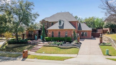 Set high on almost .4-acre corner lot in Lakeside Crossing, this on Stonebridge Ranch Country Club in Texas - for sale on GolfHomes.com, golf home, golf lot
