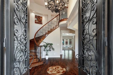 Set high on almost .4-acre corner lot in Lakeside Crossing, this on Stonebridge Ranch Country Club in Texas - for sale on GolfHomes.com, golf home, golf lot