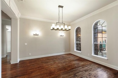 Set high on almost .4-acre corner lot in Lakeside Crossing, this on Stonebridge Ranch Country Club in Texas - for sale on GolfHomes.com, golf home, golf lot