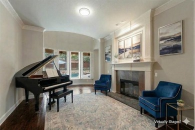 Set high on almost .4-acre corner lot in Lakeside Crossing, this on Stonebridge Ranch Country Club in Texas - for sale on GolfHomes.com, golf home, golf lot