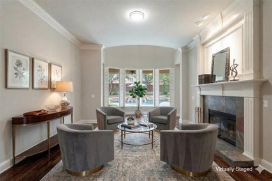 Set high on almost .4-acre corner lot in Lakeside Crossing, this on Stonebridge Ranch Country Club in Texas - for sale on GolfHomes.com, golf home, golf lot