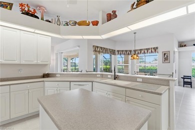 Enjoy beautiful sunsets by the pool in one of the cleanest and on Spanish Wells Golf and Country Club in Florida - for sale on GolfHomes.com, golf home, golf lot