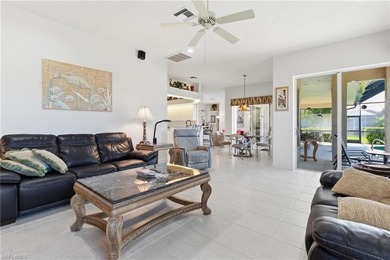 Enjoy beautiful sunsets by the pool in one of the cleanest and on Spanish Wells Golf and Country Club in Florida - for sale on GolfHomes.com, golf home, golf lot