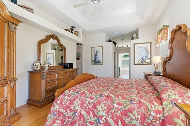 Enjoy beautiful sunsets by the pool in one of the cleanest and on Spanish Wells Golf and Country Club in Florida - for sale on GolfHomes.com, golf home, golf lot