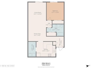 Enjoy low maintenance living in this charming 1 bedroom, 1 bath on Lake Tansi Village Country Club in Tennessee - for sale on GolfHomes.com, golf home, golf lot