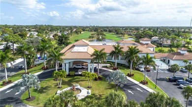 Enjoy beautiful sunsets by the pool in one of the cleanest and on Spanish Wells Golf and Country Club in Florida - for sale on GolfHomes.com, golf home, golf lot