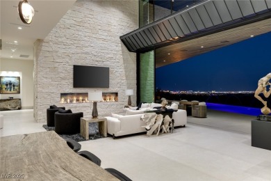 Architectural desert modern masterpiece set back from the street on The Summit Club in Nevada - for sale on GolfHomes.com, golf home, golf lot