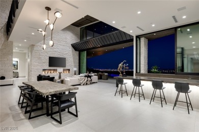 Architectural desert modern masterpiece set back from the street on The Summit Club in Nevada - for sale on GolfHomes.com, golf home, golf lot