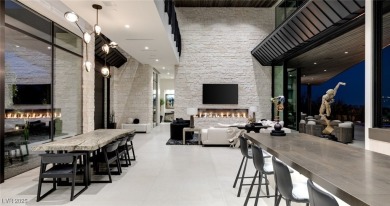 Architectural desert modern masterpiece set back from the street on The Summit Club in Nevada - for sale on GolfHomes.com, golf home, golf lot