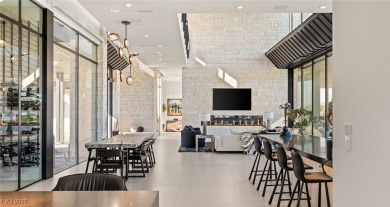 Architectural desert modern masterpiece set back from the street on The Summit Club in Nevada - for sale on GolfHomes.com, golf home, golf lot