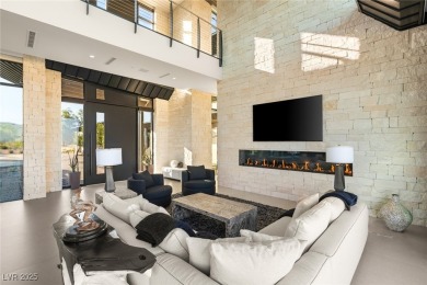 Architectural desert modern masterpiece set back from the street on The Summit Club in Nevada - for sale on GolfHomes.com, golf home, golf lot