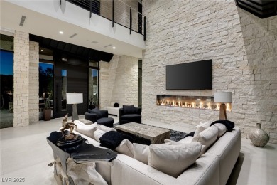 Architectural desert modern masterpiece set back from the street on The Summit Club in Nevada - for sale on GolfHomes.com, golf home, golf lot