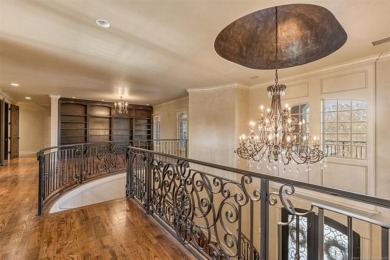 This stunning custom estate, located in a desirable gated on Indian Springs Country Club in Oklahoma - for sale on GolfHomes.com, golf home, golf lot