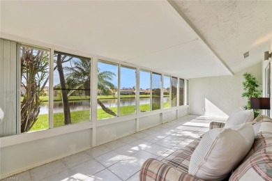 This charming 2 bedroom, 2 bath waterfront residence offers on The Glades Golf and Country Club in Florida - for sale on GolfHomes.com, golf home, golf lot