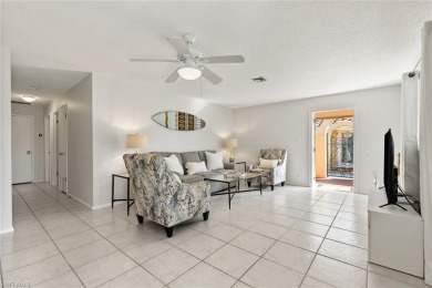 This charming 2 bedroom, 2 bath waterfront residence offers on The Glades Golf and Country Club in Florida - for sale on GolfHomes.com, golf home, golf lot