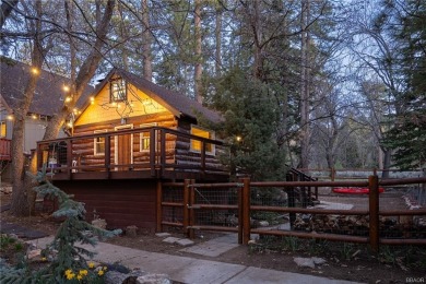 Embrace nature's beauty in this authentic log cabin, boasting on Big Bear Mountain Ski and Golf Resort in California - for sale on GolfHomes.com, golf home, golf lot