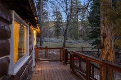 Embrace nature's beauty in this authentic log cabin, boasting on Big Bear Mountain Ski and Golf Resort in California - for sale on GolfHomes.com, golf home, golf lot
