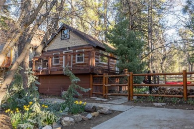 Embrace nature's beauty in this authentic log cabin, boasting on Big Bear Mountain Ski and Golf Resort in California - for sale on GolfHomes.com, golf home, golf lot