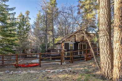 Embrace nature's beauty in this authentic log cabin, boasting on Big Bear Mountain Ski and Golf Resort in California - for sale on GolfHomes.com, golf home, golf lot