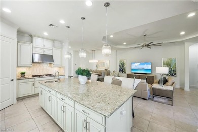 Discover a rarely available Lazio model, boasting stunning long on The Rookery At Marco in Florida - for sale on GolfHomes.com, golf home, golf lot