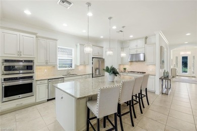 Discover a rarely available Lazio model, boasting stunning long on The Rookery At Marco in Florida - for sale on GolfHomes.com, golf home, golf lot