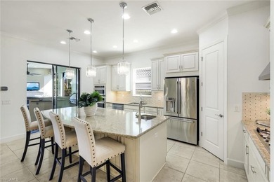 Discover a rarely available Lazio model, boasting stunning long on The Rookery At Marco in Florida - for sale on GolfHomes.com, golf home, golf lot