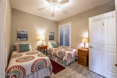 Beautiful remodeled FURNISHED Mirada unit has a private relaxing on Sun City Grand Golf Couse and Club in Arizona - for sale on GolfHomes.com, golf home, golf lot