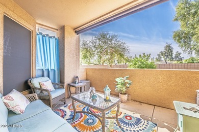 Beautiful remodeled FURNISHED Mirada unit has a private relaxing on Sun City Grand Golf Couse and Club in Arizona - for sale on GolfHomes.com, golf home, golf lot