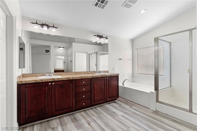 Updated, move-in ready two-story home located in the Rhodes on Rhodes Ranch Golf Club in Nevada - for sale on GolfHomes.com, golf home, golf lot