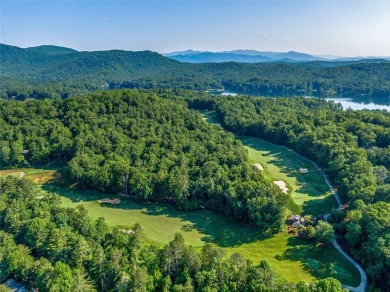 Located off Cherokee Point, this private .915-acre homesite on Lake Toxaway Country Club in North Carolina - for sale on GolfHomes.com, golf home, golf lot