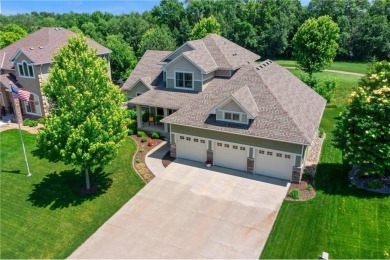 Stunning custom-built 2-story home nestled on the 13th hole of on Riverwood National in Minnesota - for sale on GolfHomes.com, golf home, golf lot