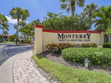Completely redone with tile floors throughout, updated kitchen on Monterey Yacht and Country Club in Florida - for sale on GolfHomes.com, golf home, golf lot