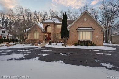 Location, location, location! This five-bedroom, four-full-bath on Prestwick Village Golf Club in Michigan - for sale on GolfHomes.com, golf home, golf lot