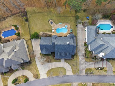 Behind the private gates of Germay Court, this Kevin Hughes on Chenal Country Club - Bear Den Mountain in Arkansas - for sale on GolfHomes.com, golf home, golf lot