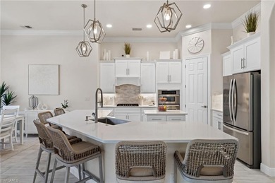 Welcome to 8559 El Mirasol Ct - a pristine, modernized on Estero Country Club in Florida - for sale on GolfHomes.com, golf home, golf lot