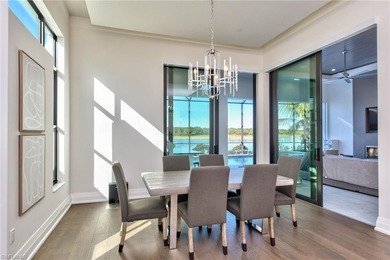 Stunning custom residence offering picturesque lake and on Miromar Lakes Golf Club in Florida - for sale on GolfHomes.com, golf home, golf lot