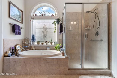 Discover all that this spacious home with exceptional golf & on Members Club At St. James Plantation in North Carolina - for sale on GolfHomes.com, golf home, golf lot