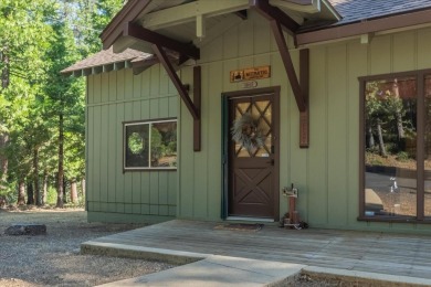 Have you ever seen a mountain cabin with a level driveway and a on Sequoia Woods Country Club in California - for sale on GolfHomes.com, golf home, golf lot