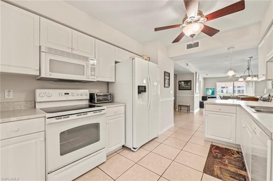This charming first-floor condo features 2 bedrooms plus a on Bonita Fairways in Florida - for sale on GolfHomes.com, golf home, golf lot