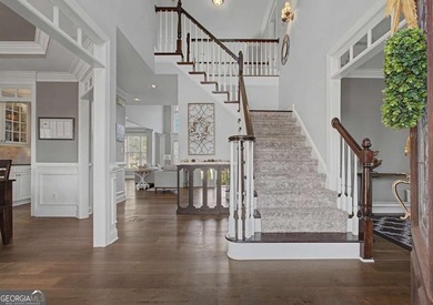 Welcome to this beautifully upgraded 5-bedroom, 5 full bathroom on Hamilton Mill Golf Club in Georgia - for sale on GolfHomes.com, golf home, golf lot