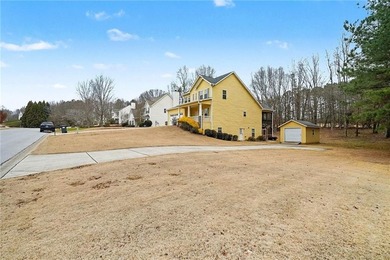 This only 7-year-old home offers exceptional space and on Creekside Golf and Country Club in Georgia - for sale on GolfHomes.com, golf home, golf lot