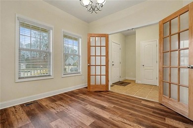 This only 7-year-old home offers exceptional space and on Creekside Golf and Country Club in Georgia - for sale on GolfHomes.com, golf home, golf lot