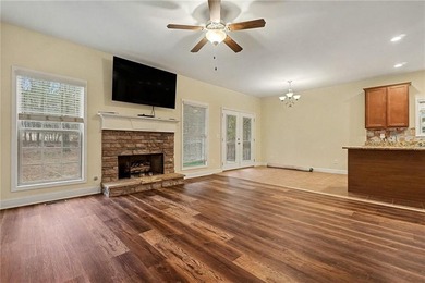 This only 7-year-old home offers exceptional space and on Creekside Golf and Country Club in Georgia - for sale on GolfHomes.com, golf home, golf lot