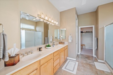 A highly desirable Monterey plan with fabulous views like this on Mountain Vista Golf Course At Sun City Palm Desert in California - for sale on GolfHomes.com, golf home, golf lot