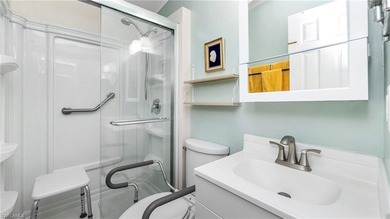 A golf cart is included, offering convenient access around the on The Rookery At Marco in Florida - for sale on GolfHomes.com, golf home, golf lot