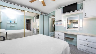 A golf cart is included, offering convenient access around the on The Rookery At Marco in Florida - for sale on GolfHomes.com, golf home, golf lot