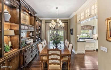 Fabulous custom, single-story home located on the 6th tee of the on North Ranch Country Club in California - for sale on GolfHomes.com, golf home, golf lot