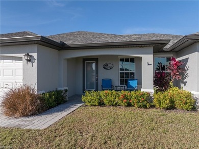 This home is a newer construction (built in 2022), offering on Burnt Store Golf Club in Florida - for sale on GolfHomes.com, golf home, golf lot